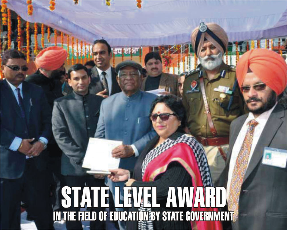 State Level Award in Field of Education